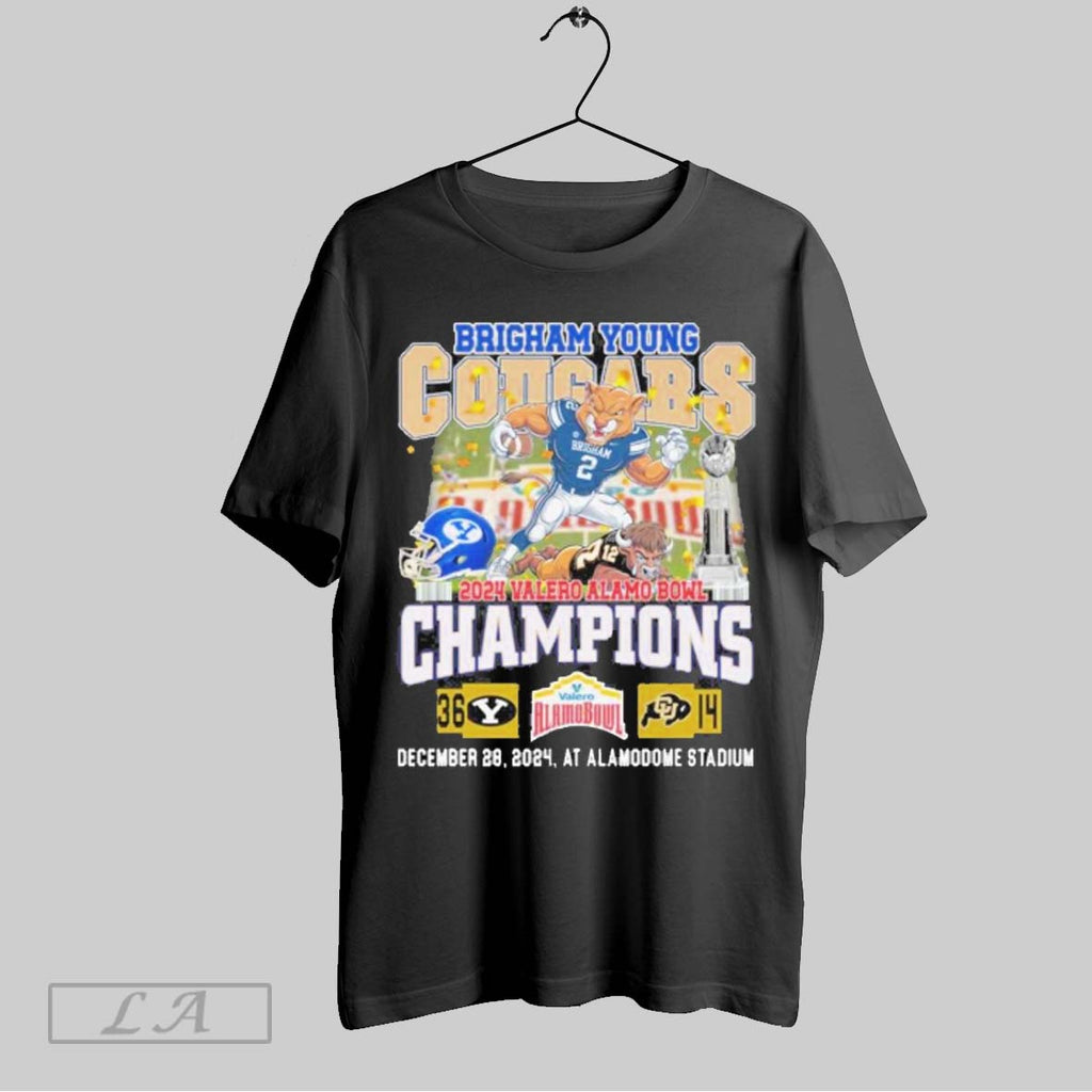 Official Brigham Young Cougars 2024 Valero Alamo Bowl Champions T-Shirts, Hoodie, Sweatshirt | InkRitualCo.com