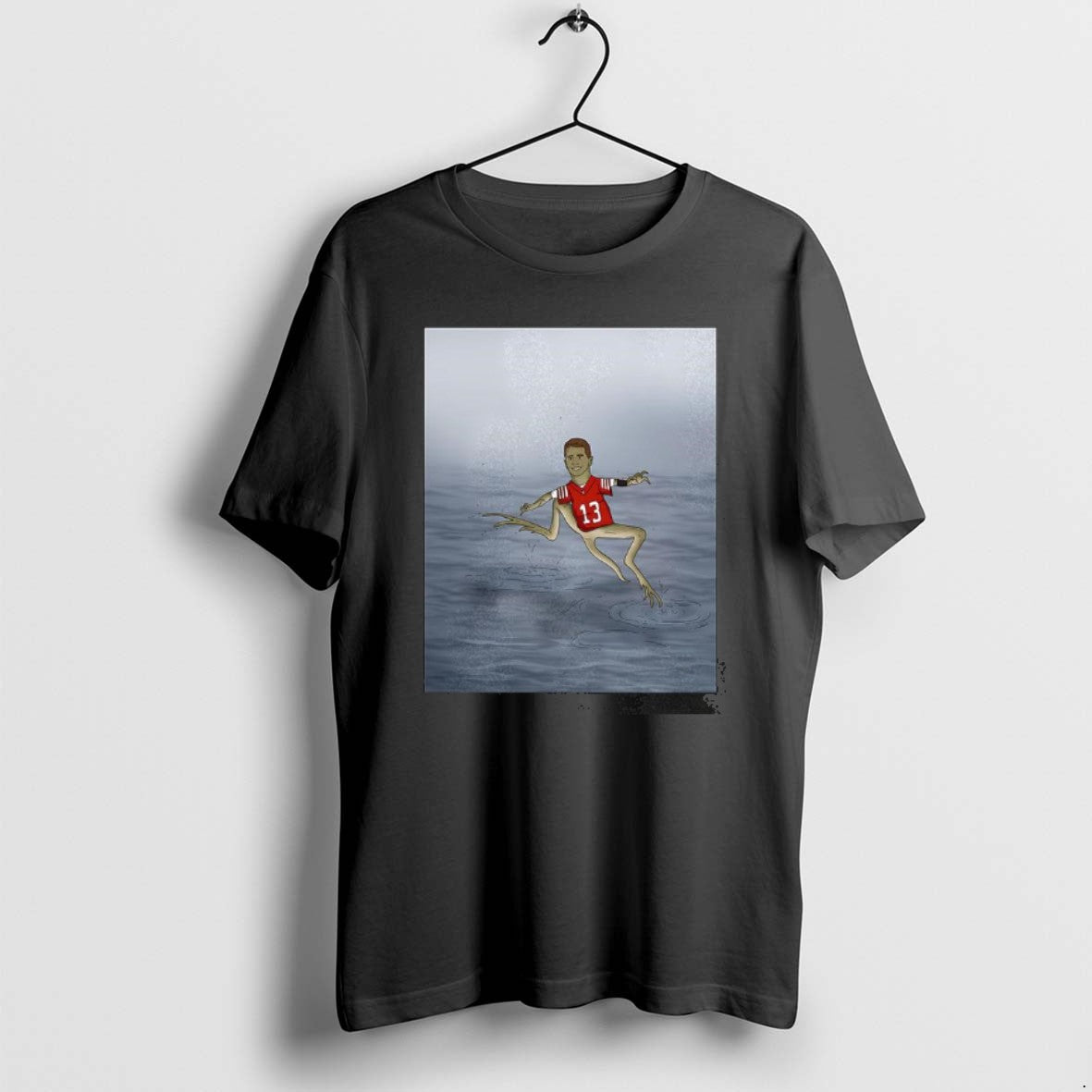 Official Brock Purdy Jesus Christ Lizard Running On Water T-Shirts, Hoodie, Sweatshirt | InkRitualCo.com