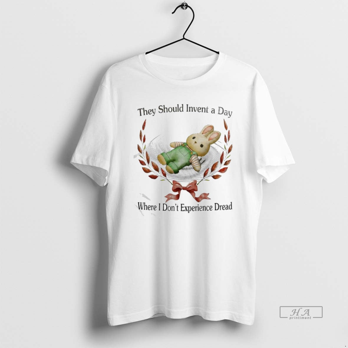 Official Bunny They Should Invent A Day Where I Dont Experience Dread T-Shirts, Hoodie, Sweatshirt | InkRitualCo.com