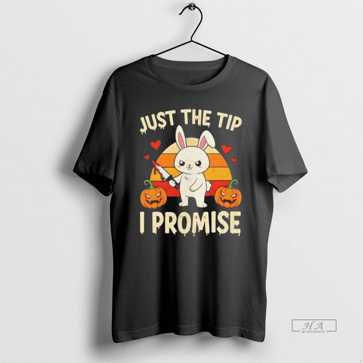 Official Bunny Just The Tip I Promise Halloween T-Shirts, Hoodie, Sweatshirt | InkRitualCo.com