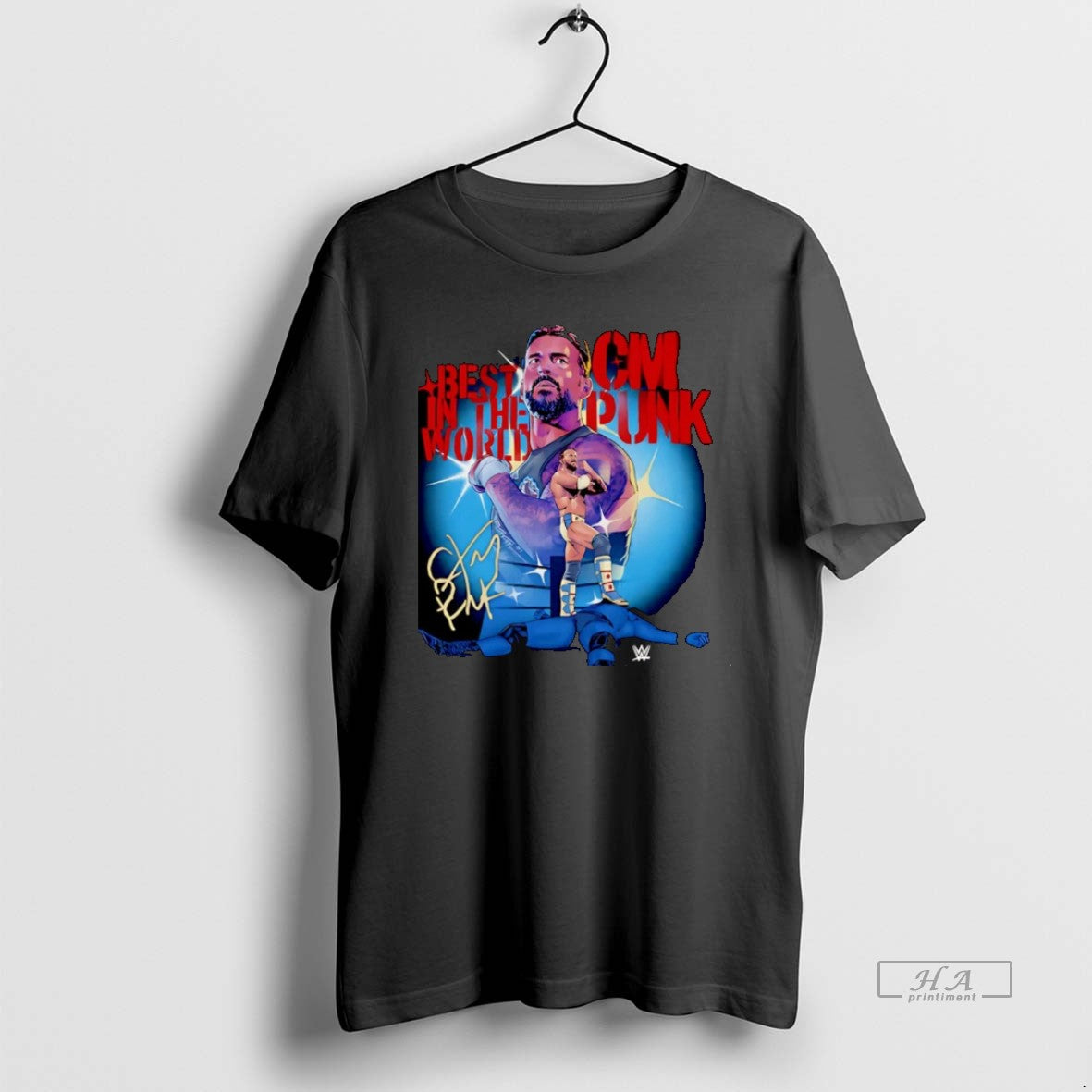 Official Cm Punk Stencil Best In The World Christmas T-Shirts, Hoodie, Sweatshirt | InkRitualCo.com