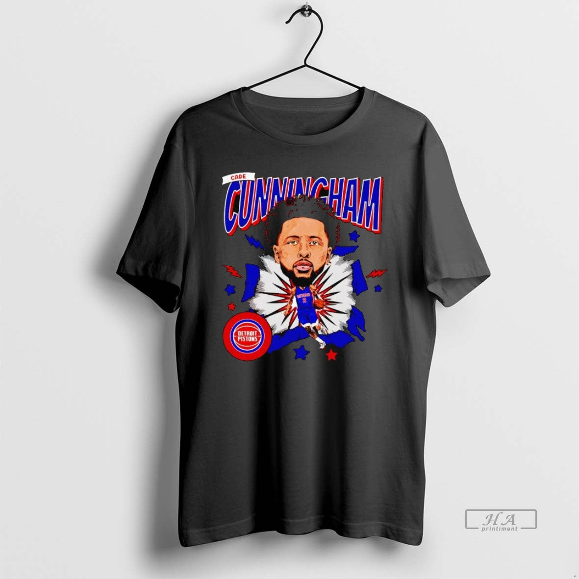 Official Cade Cunningham Big Head Caricature Pistons T-Shirts, Hoodie, Sweatshirt | InkRitualCo.com