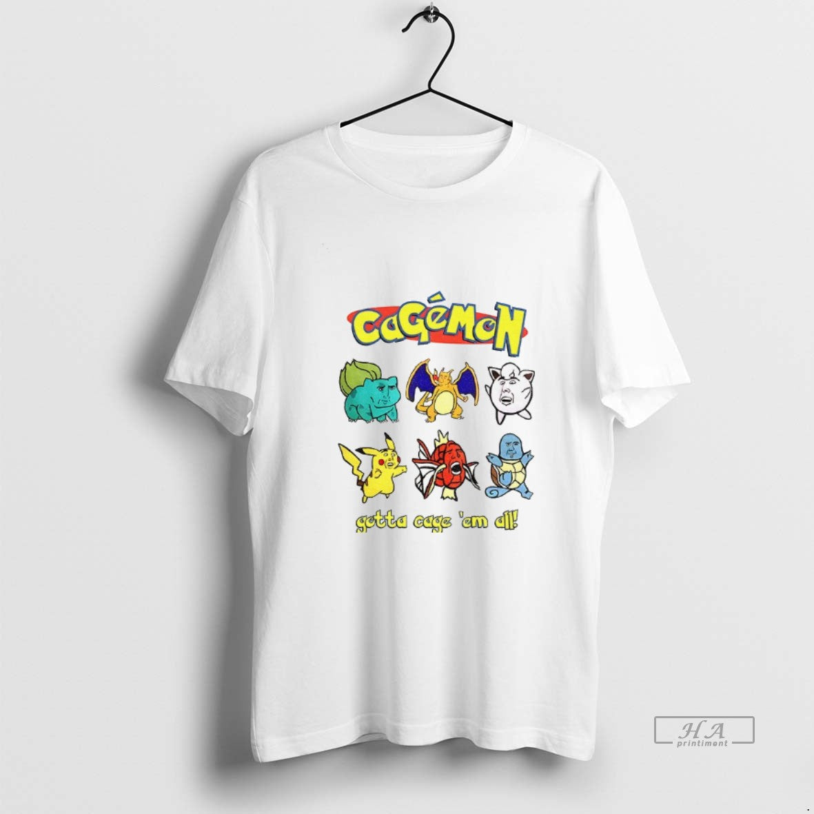 Official Cagemon Gotta Cage Em All Nicholas Cage T-Shirts, Hoodie, Sweatshirt | InkRitualCo.com