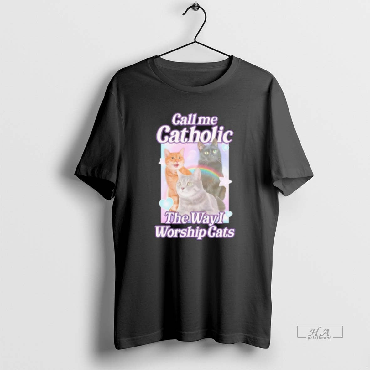 Official Call Me Catholic The Way I Worship Cats T-Shirts, Hoodie, Sweatshirt | InkRitualCo.com