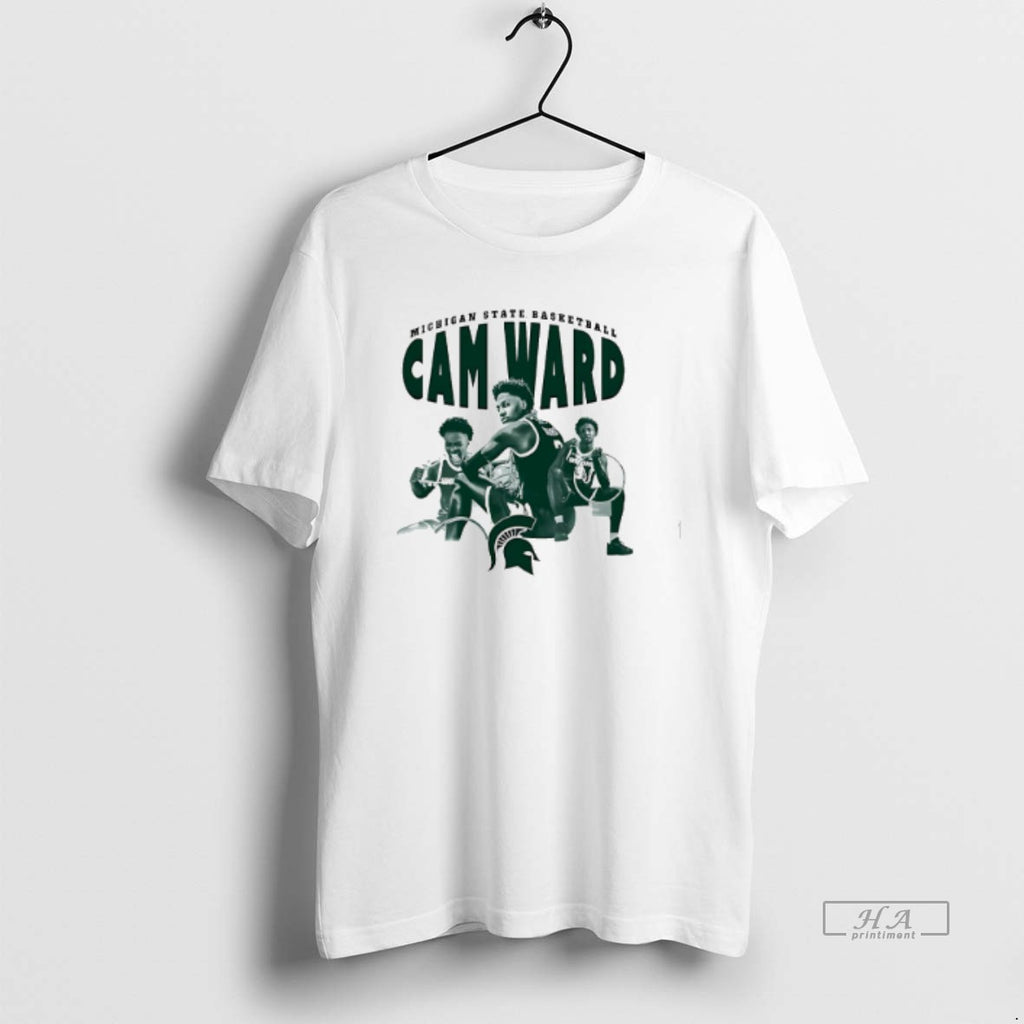 Official Cam Ward Michigan State Spartans Player Collage T-Shirts, Hoodie, Sweatshirt | InkRitualCo.com