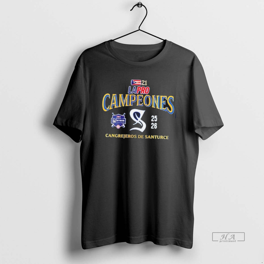Official Cangrejeros De Santurce 2025 2026 Campeon Personalized Tee Hoodie, Sweatshirt | InkRitualCo.com