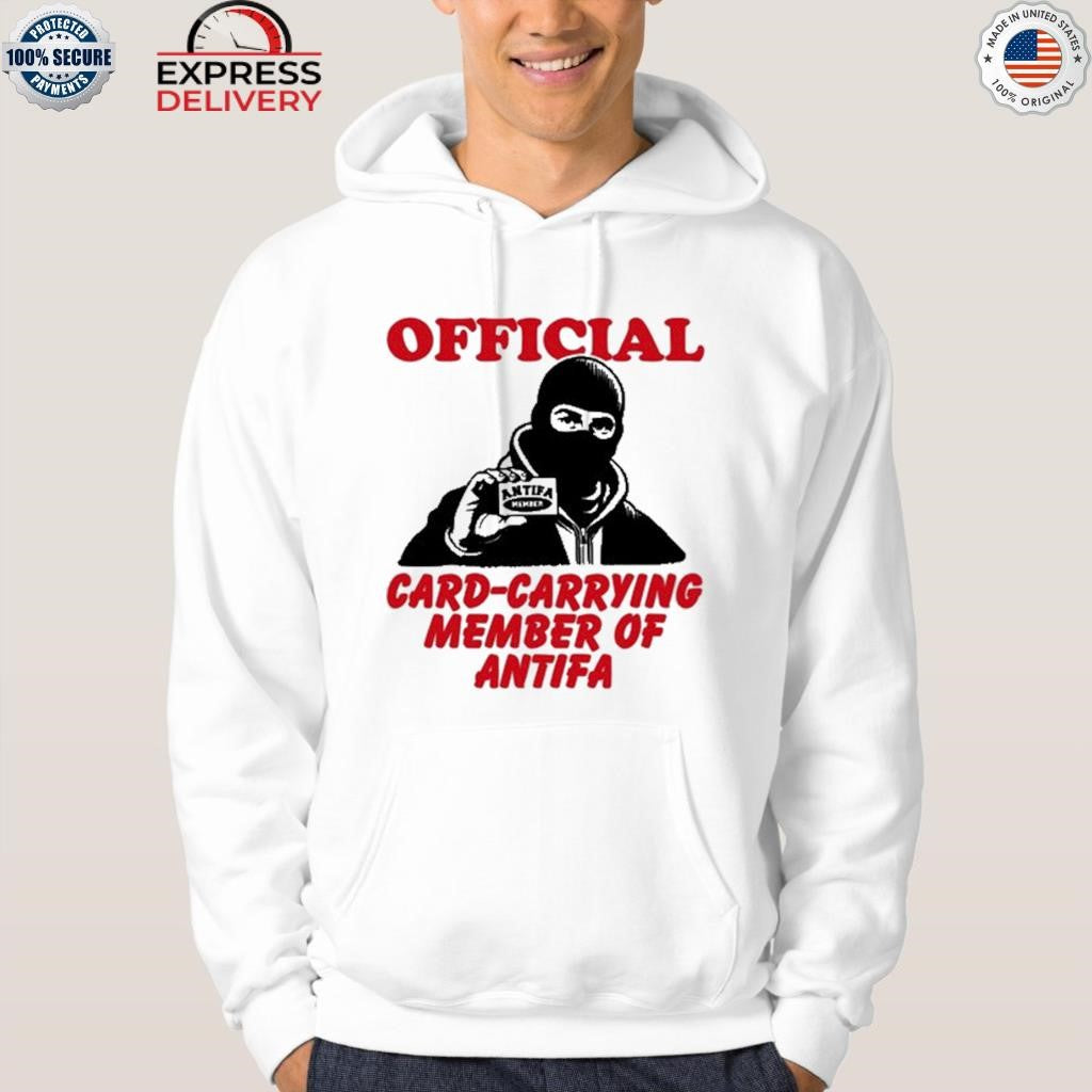 Card Carrying Member Of Antifa Shirt