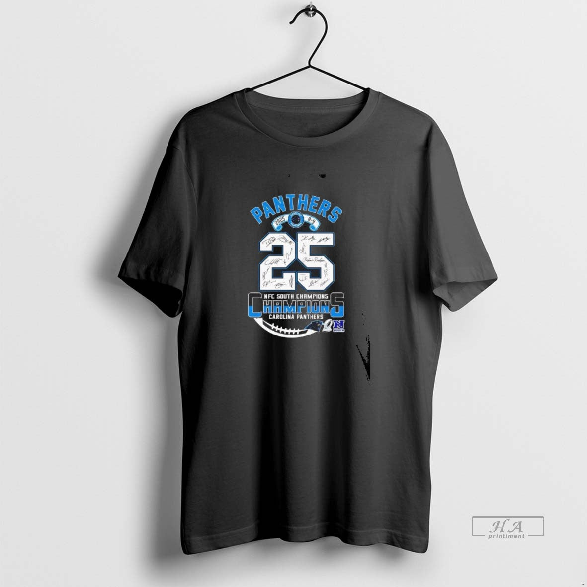 Official Carolina Panthers 2025 Perfect Season Nfc South Champions T-Shirts, Hoodie, Sweatshirt | InkRitualCo.com