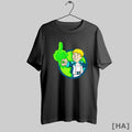 Official Cartoon Boy Middle Finger Green Glow T-Shirts, Hoodie, Sweatshirt | InkRitualCo.com