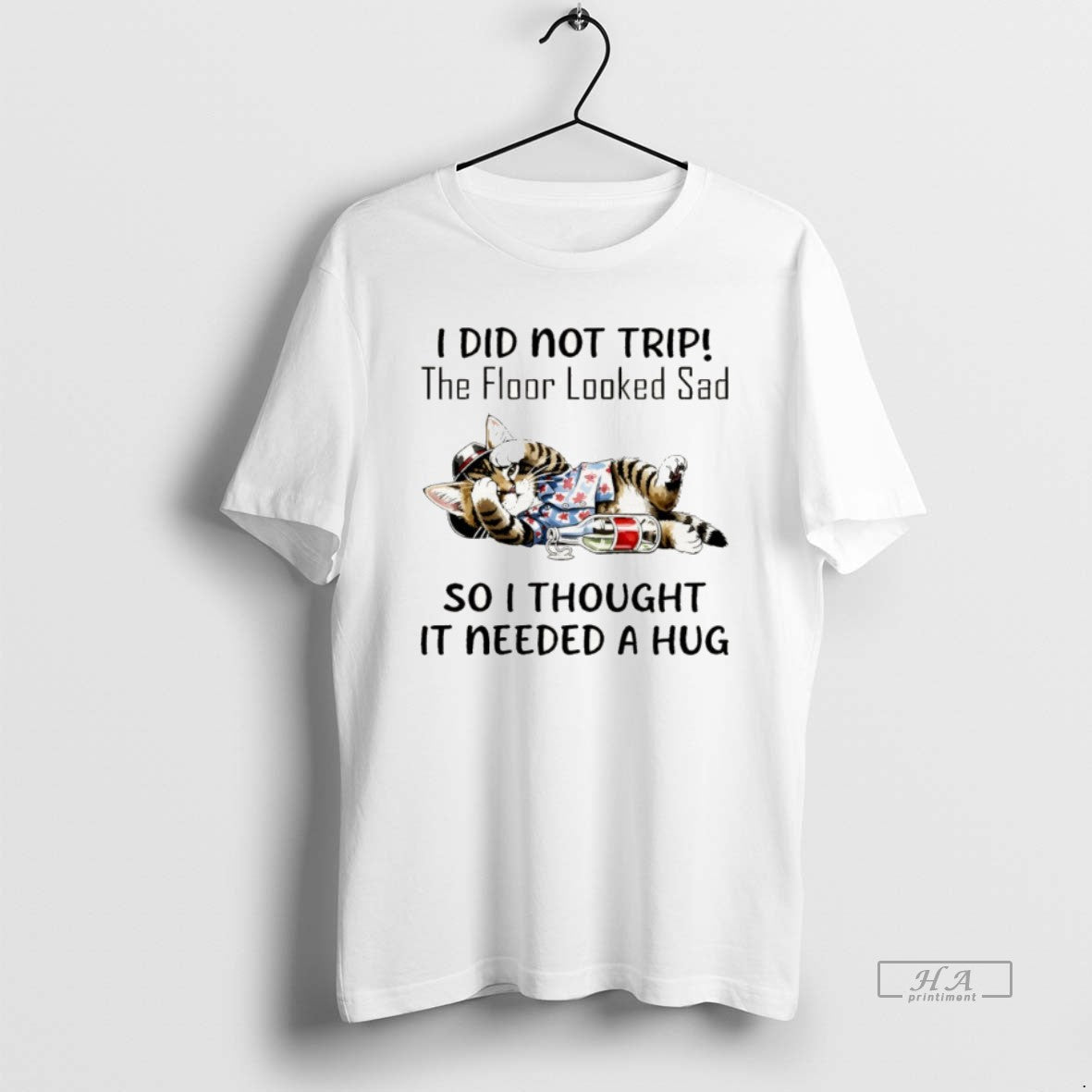 Official Cat I Did Not Trip The Floor Looked Sad So I Thought It Needed T-Shirts, Hoodie, Sweatshirt | InkRitualCo.com