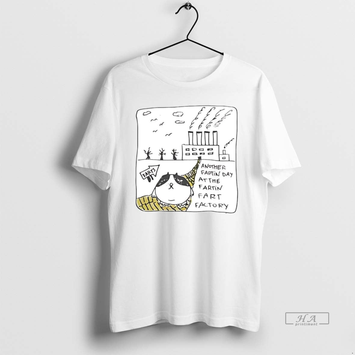 Official Cat Another Fartin Day At The Farting Fart Factory T-Shirts, Hoodie, Sweatshirt | InkRitualCo.com