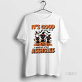 Official Cat Its Good We Dont Fit In It Means Were Not Assholes Halloween T-Shirts, Hoodie, Sweatshirt | InkRitualCo.com