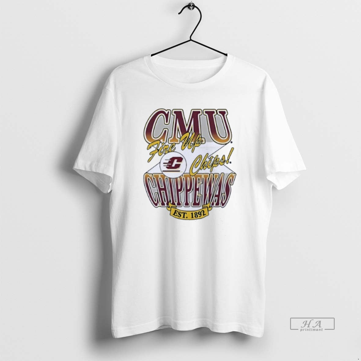Official Central Michigan Chippewas Fire Up Chips Est 1892 T-Shirts, Hoodie, Sweatshirt | InkRitualCo.com