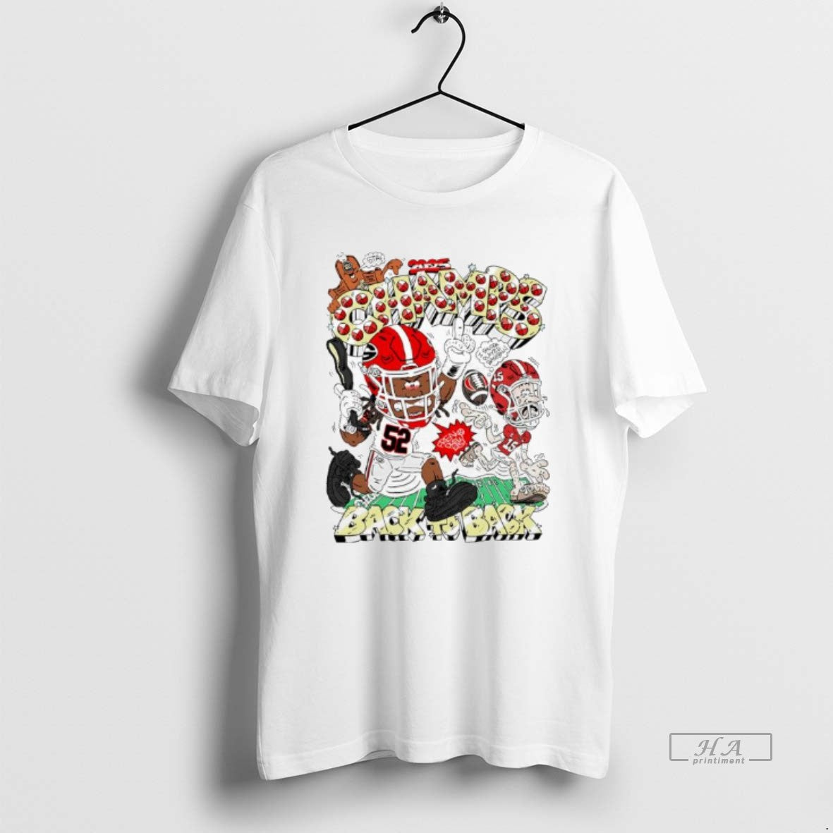 Official Champs Georgia Bulldogs Football Teams Back To Back Graphic T-Shirts, Hoodie, Sweatshirt | InkRitualCo.com
