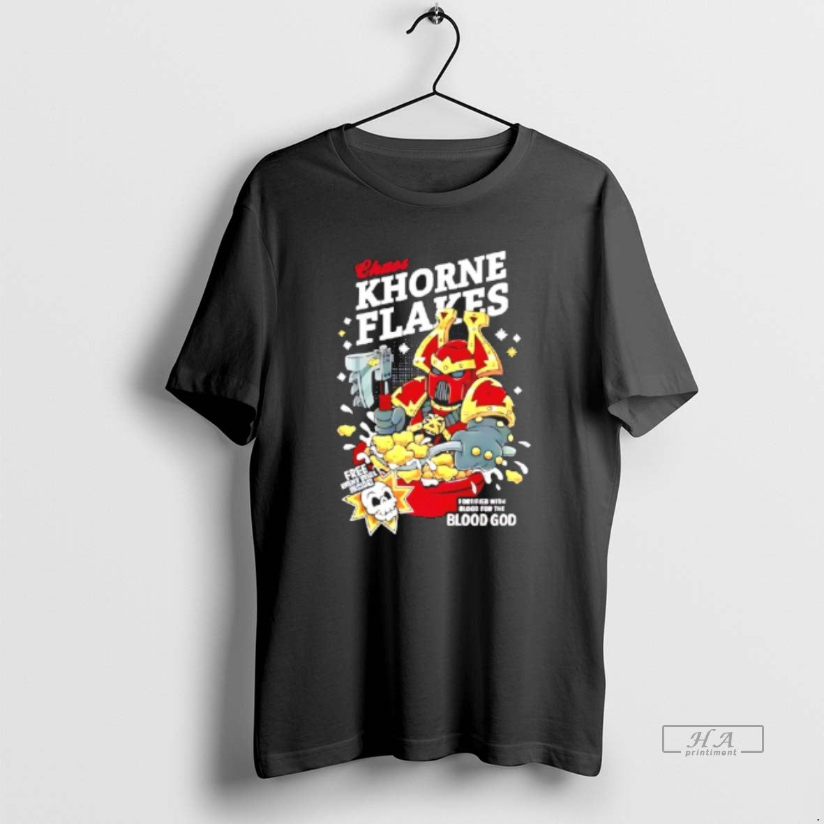 Official Chaos Khorne Flakes Fortified With Blood For The Blood God T-Shirts, Hoodie, Sweatshirt | InkRitualCo.com