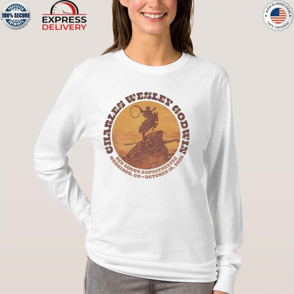 Charles Wesley Godwin Oct 15 2025 Red Rocks Amphitheatre In Morrison CO Shirt
