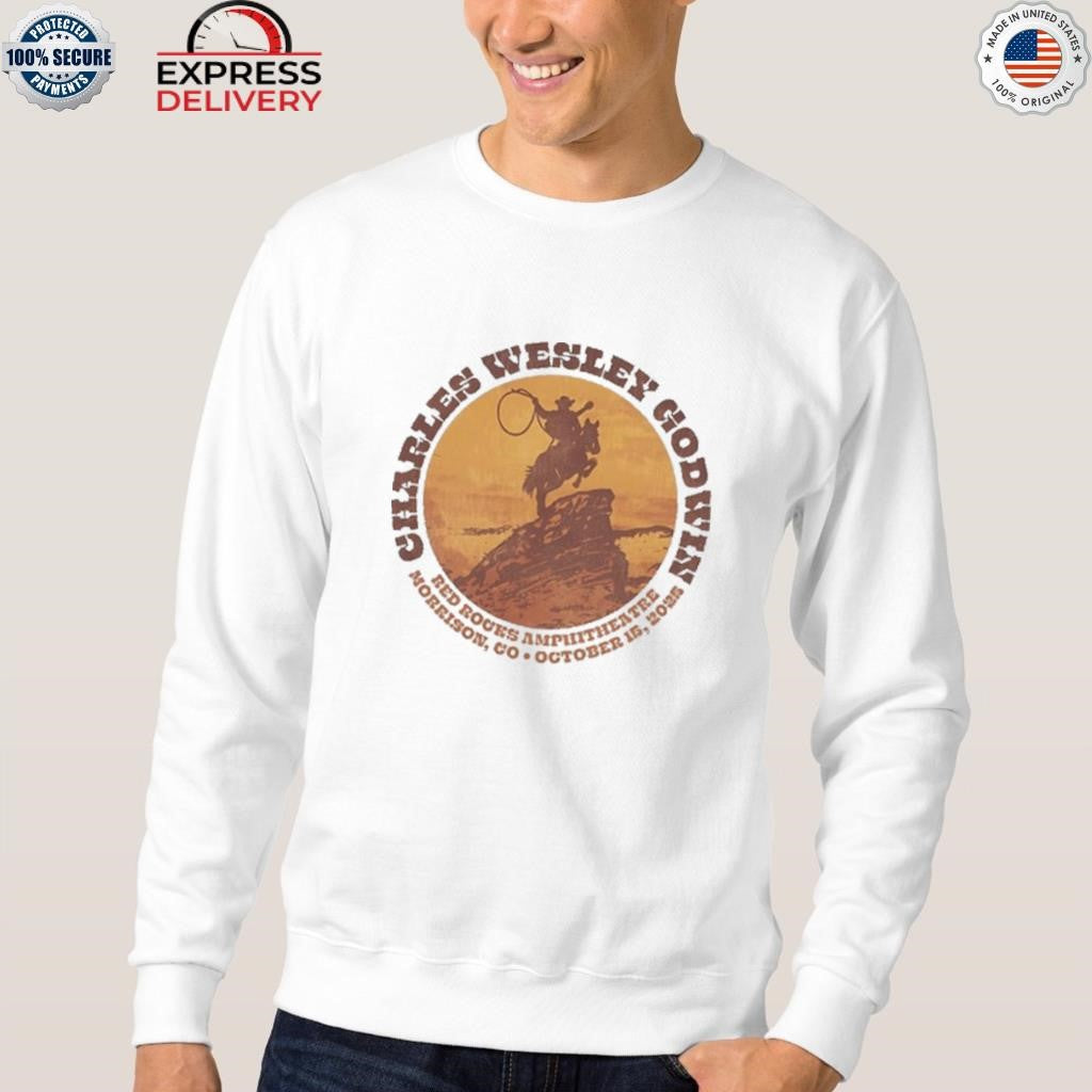 Charles Wesley Godwin Oct 15 2025 Red Rocks Amphitheatre In Morrison CO Shirt