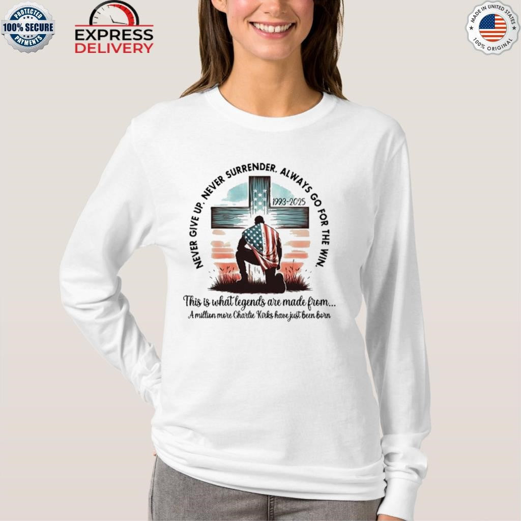Charlie Kirk Inspirational Faith Shirt