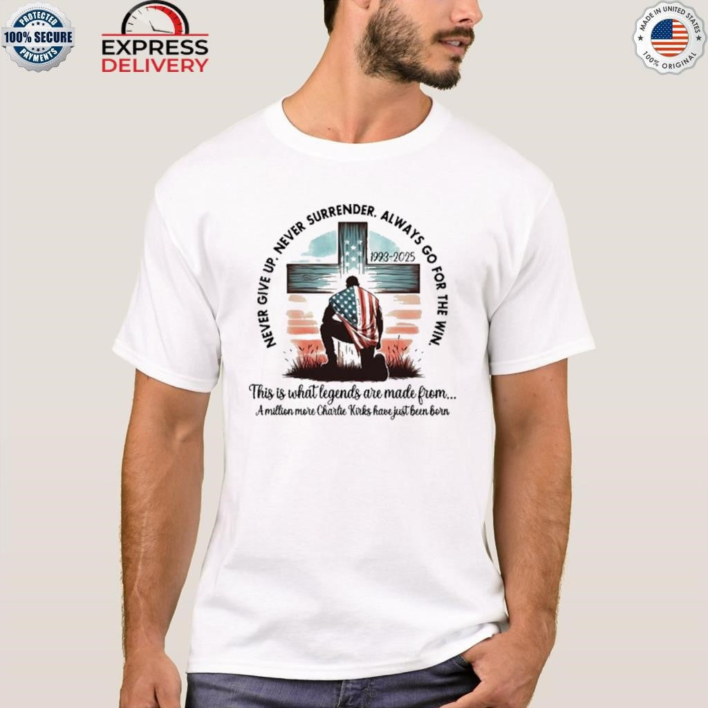 Charlie Kirk Inspirational Faith Shirt