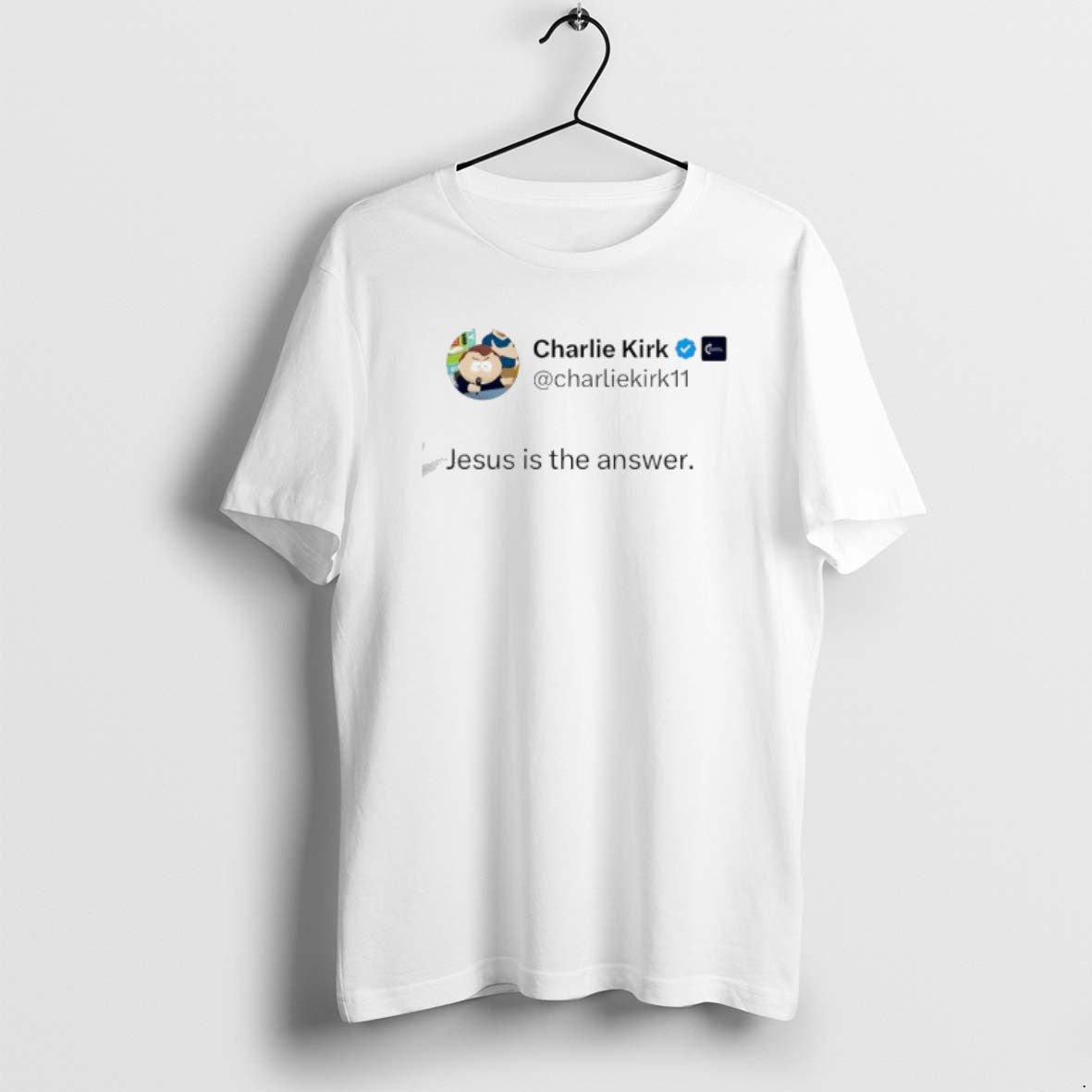 Official Charlie Kirks X Account Post Jesus Is The Answer T-Shirts, Hoodie, Sweatshirt | InkRitualCo.com