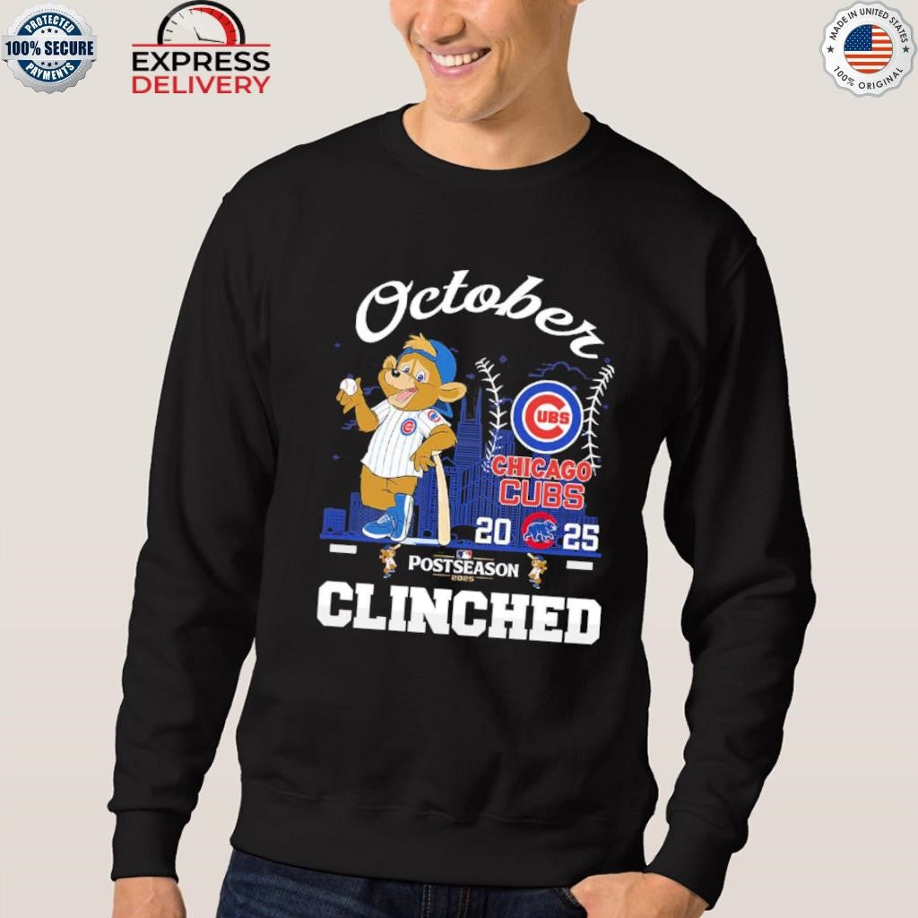 Chicago Cubs Postseason Clinched 2025 October Shirt