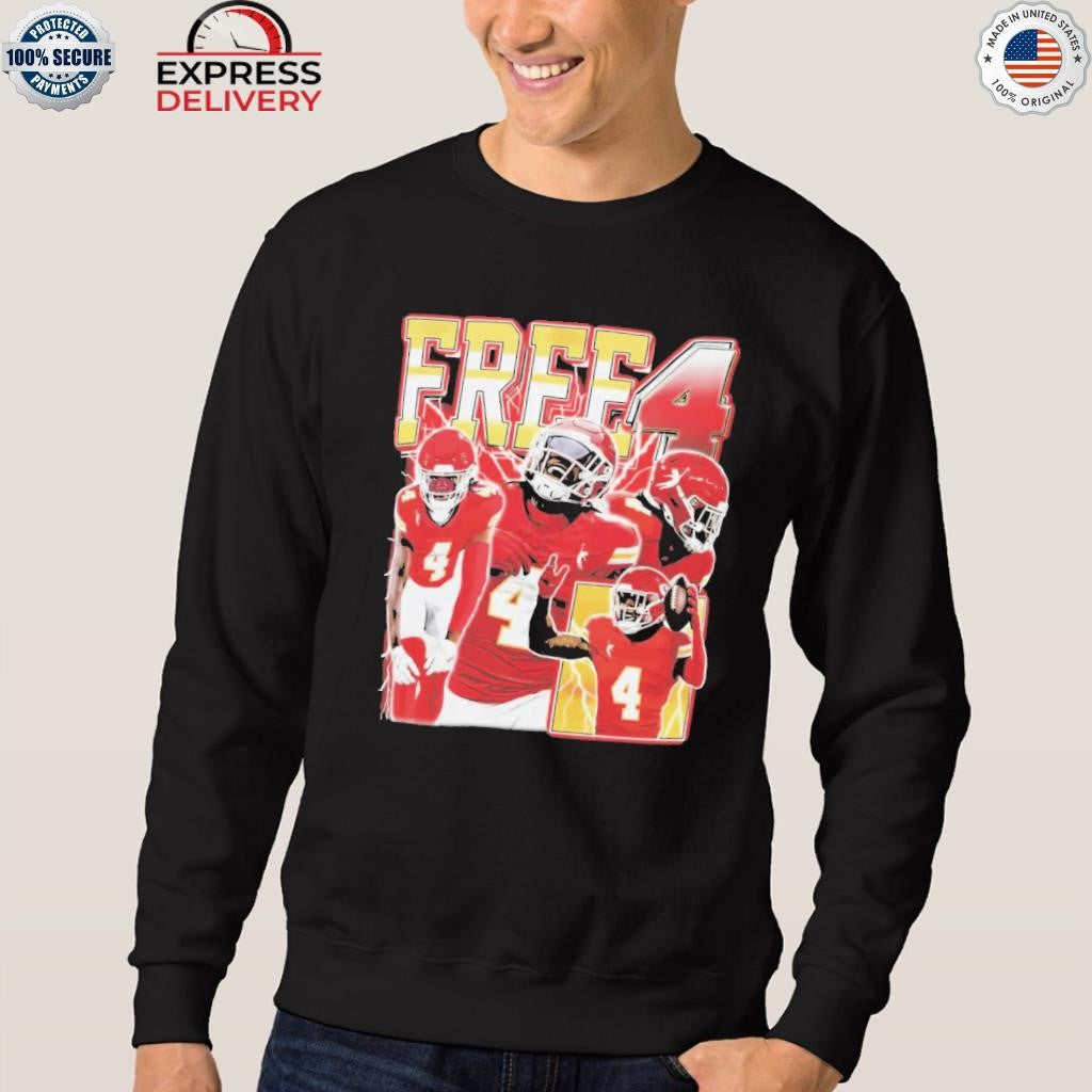 Chiefs Rashee Rice Free 4 Shirt