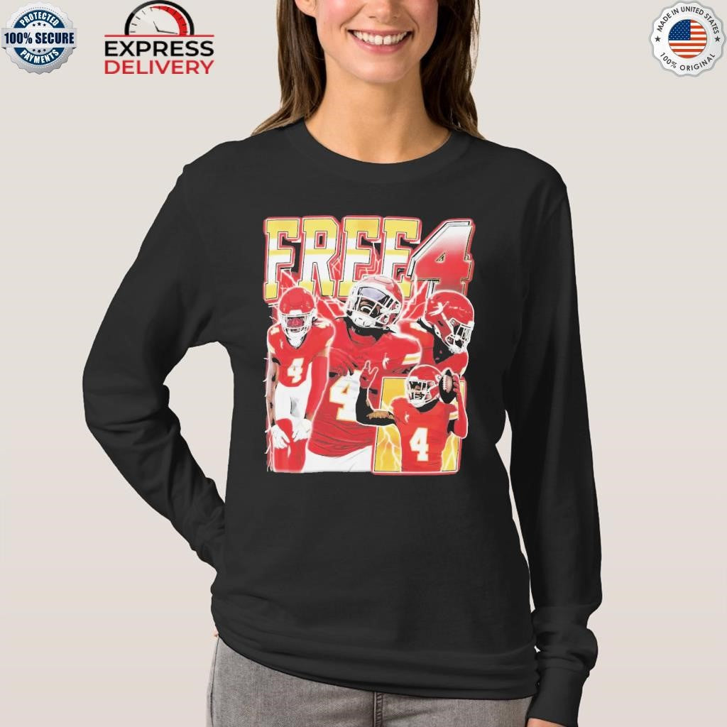 Chiefs Rashee Rice Free 4 Shirt