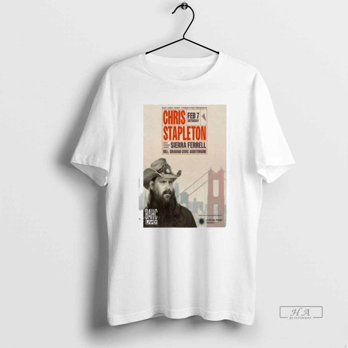 Official Chris Stapleton Event San Francisco Ca Feb 7 2026 T-Shirts, Hoodie, Sweatshirt | InkRitualCo.com