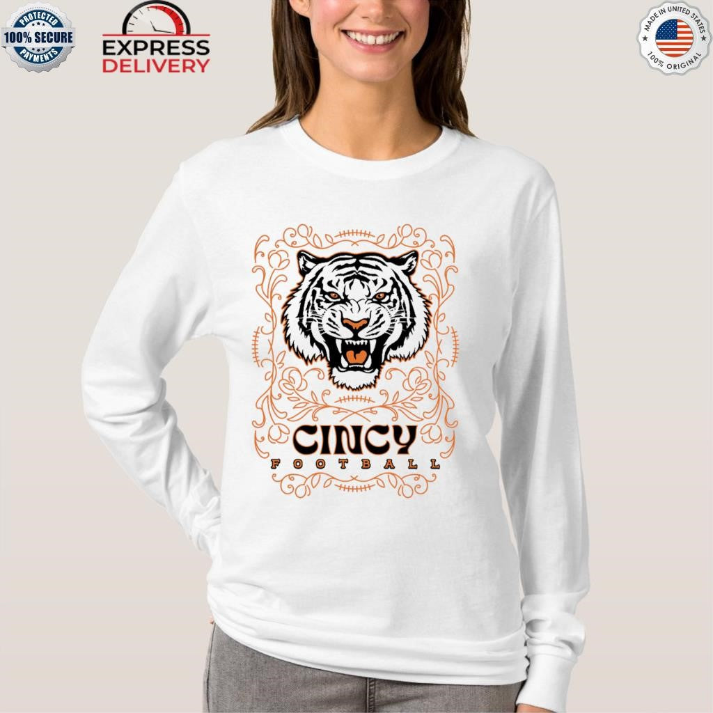 Cincy Football Tiger Pinstripe Shirt