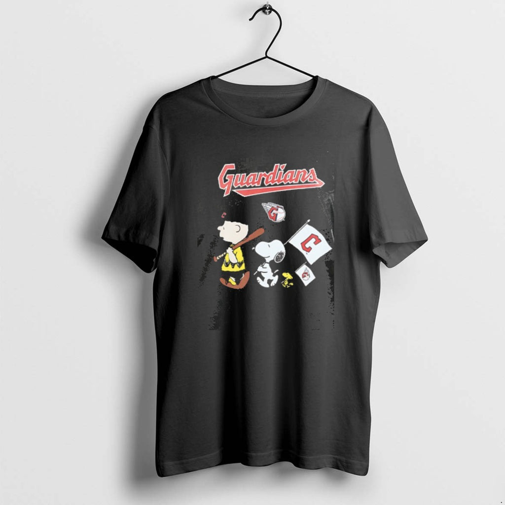 Official Cleveland Guardians X Peanuts Flag 2 Sided T-Shirts, Hoodie, Sweatshirt | InkRitualCo.com