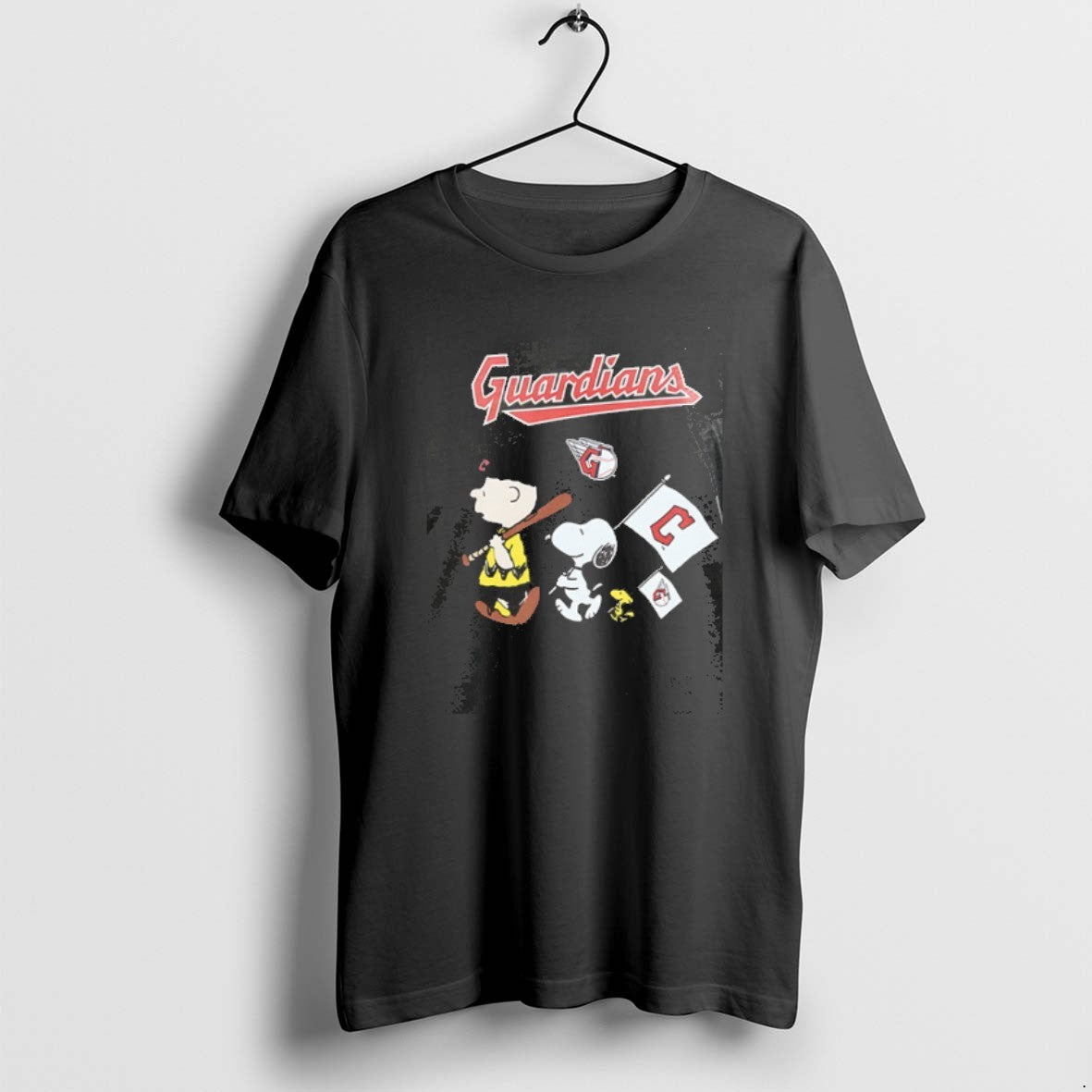 Official Cleveland Guardians X Peanuts Flag 2 Sided T-Shirts, Hoodie, Sweatshirt | InkRitualCo.com