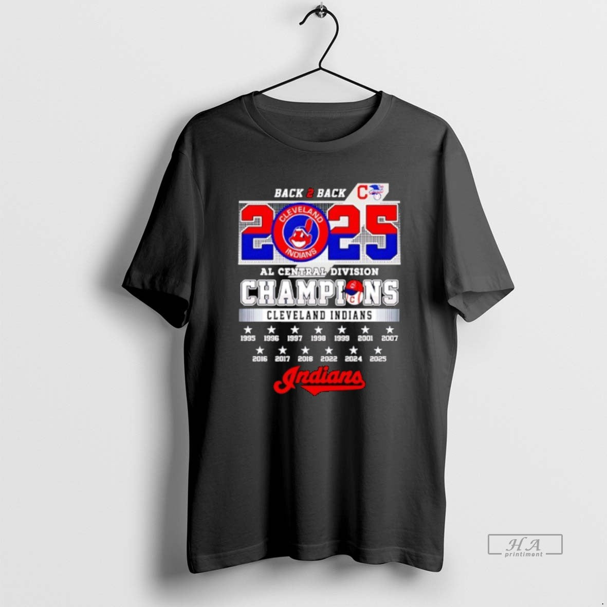 Official Cleveland Indians Back 2 Back Al Central Division Champions 2025 T-Shirts, Hoodie, Sweatshirt | InkRitualCo.com