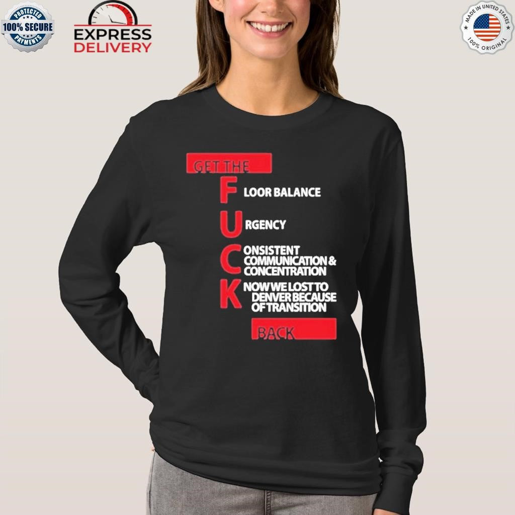 Clippers Coaches Know We Lost To Denver Because Of Transition Shirt