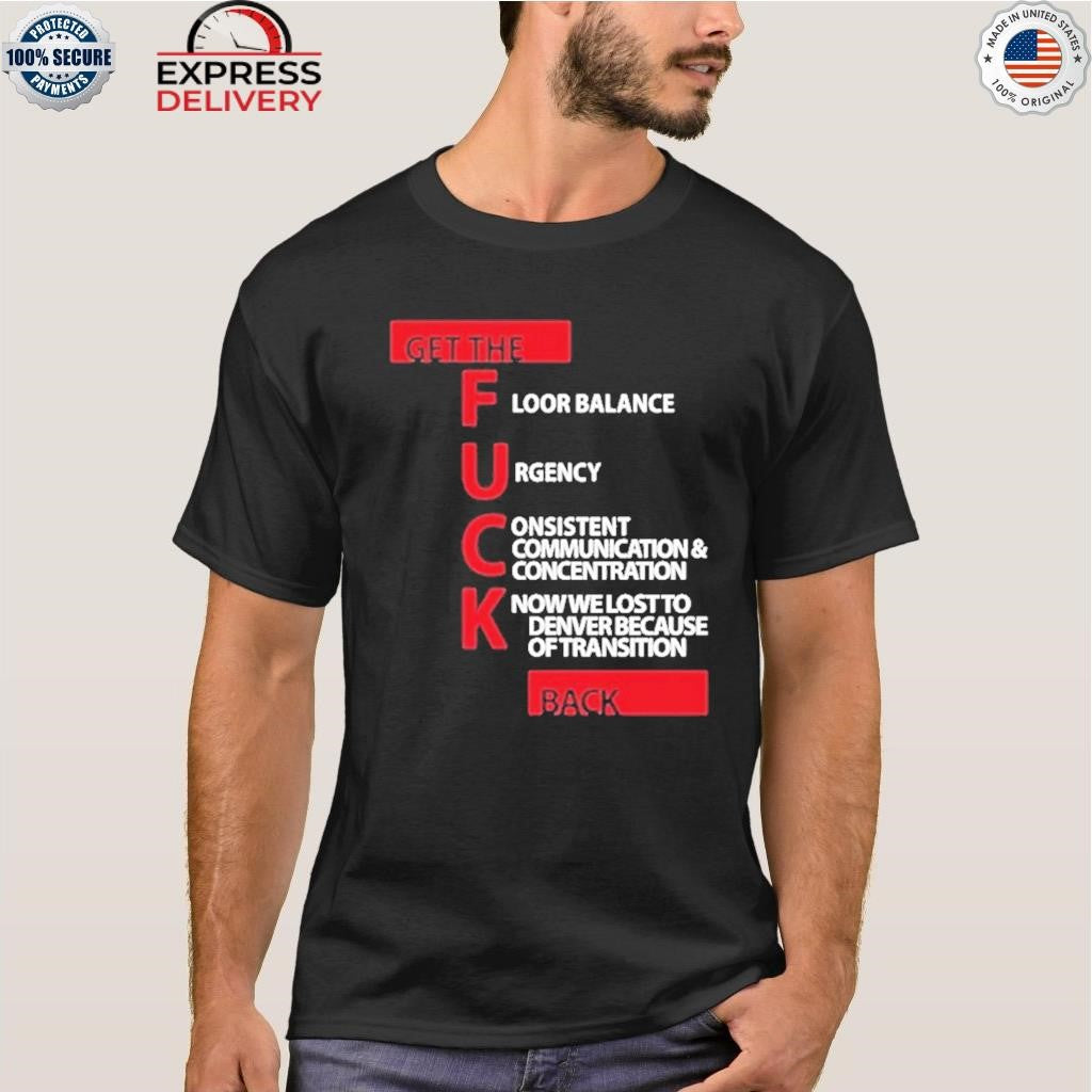 Clippers Coaches Know We Lost To Denver Because Of Transition Shirt