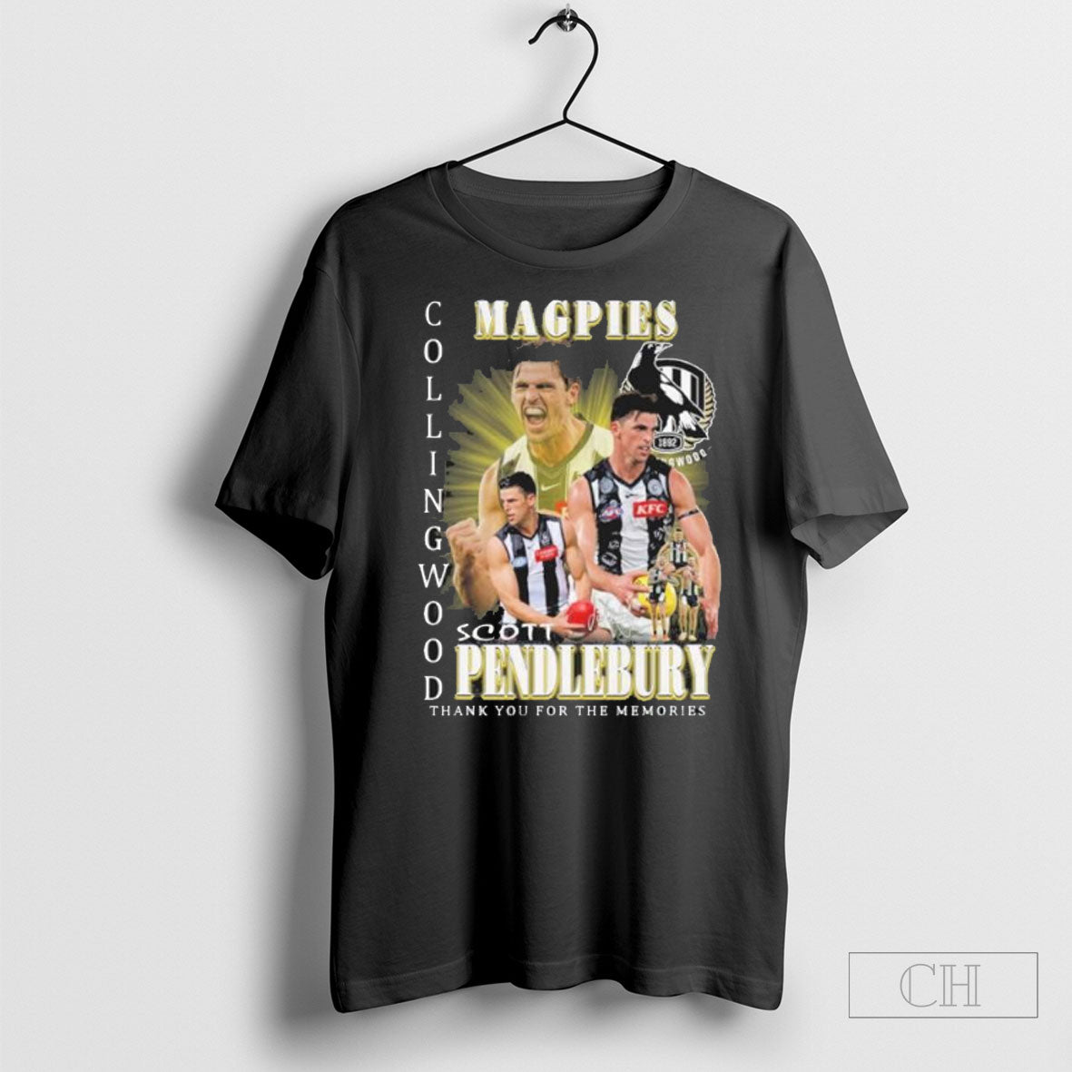 Official Collingwood Magpies Scott Pendlebury Thank You For The Memories T-Shirts, Hoodie, Sweatshirt | InkRitualCo.com
