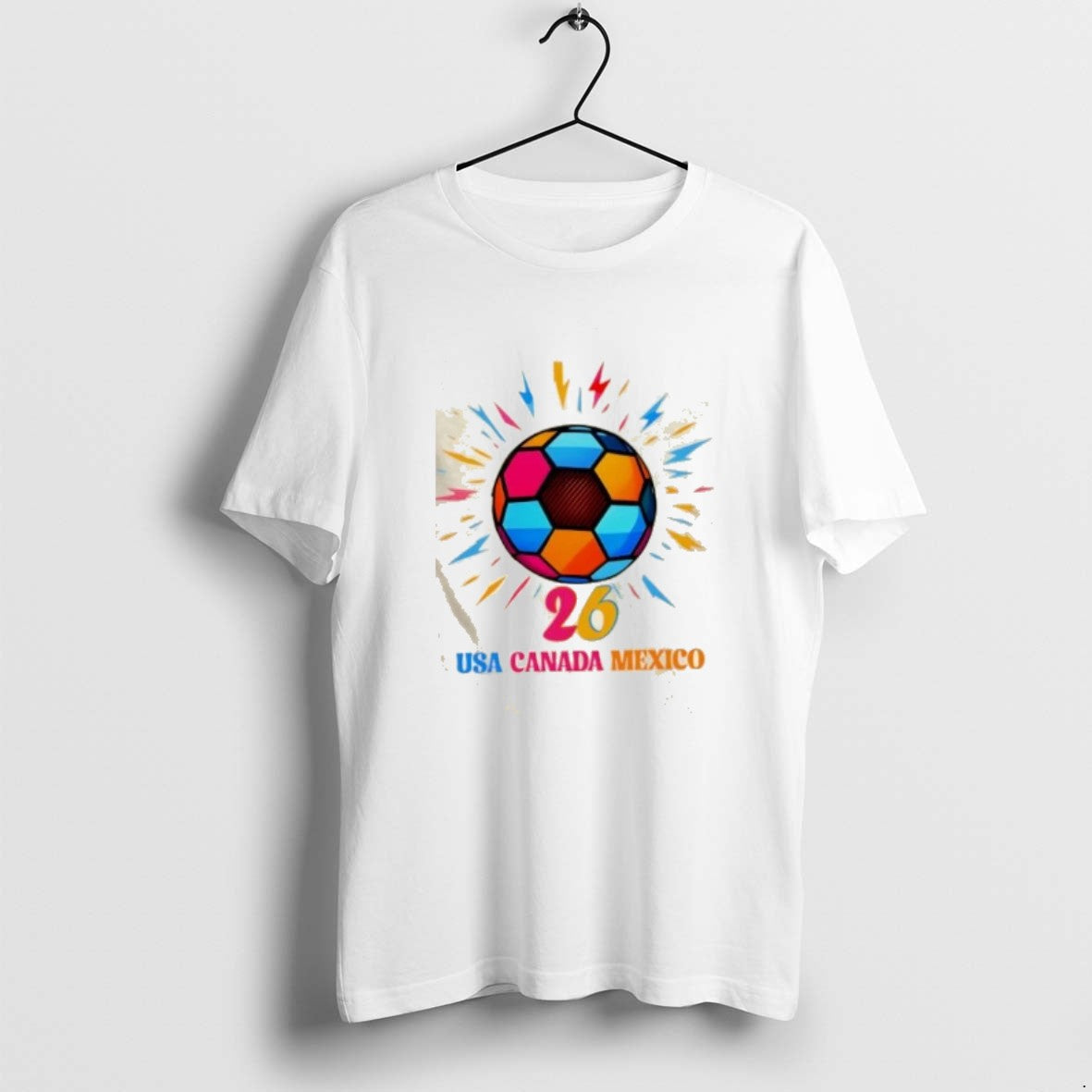 Official Colorful Soccer Ball Usa Canada Mexico 2026 T-Shirts, Hoodie, Sweatshirt | InkRitualCo.com