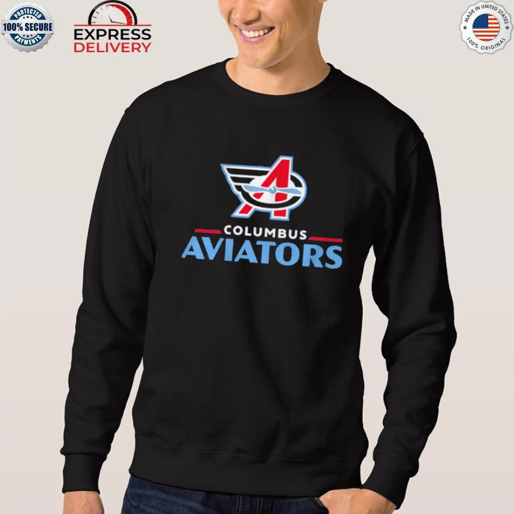 Columbus Aviators Lockup Logo Shirt