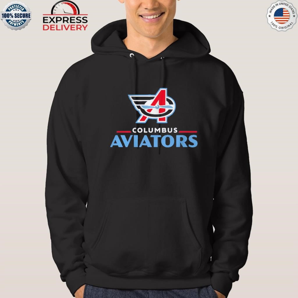 Columbus Aviators Lockup Logo Shirt