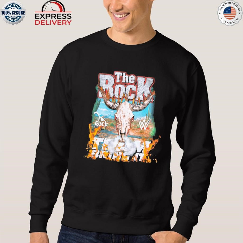 Complex Black The Rock Boxy Bring It Shirt