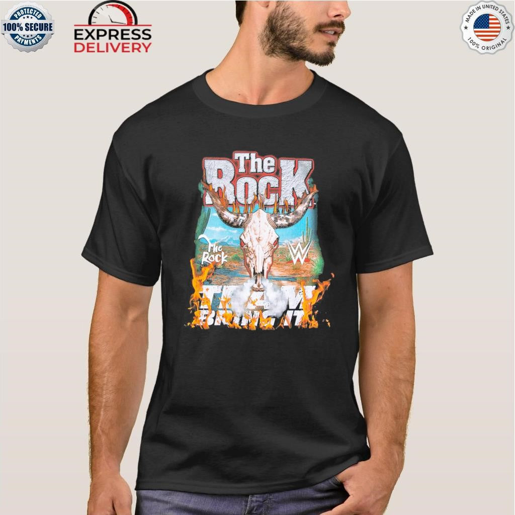 Complex Black The Rock Boxy Bring It Shirt