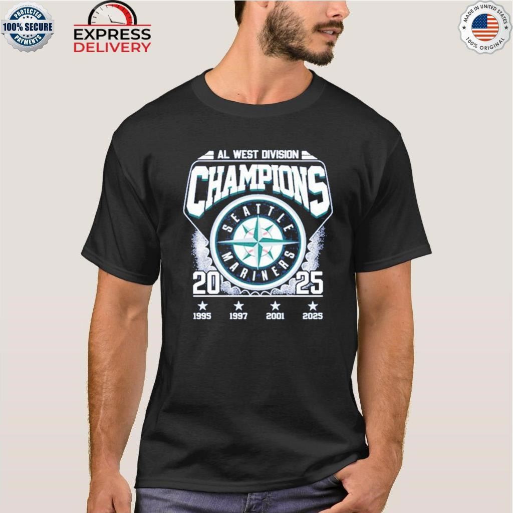 Congrats Mariners 2025 AL West Division Champions Shirt