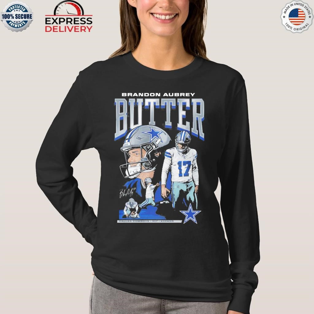 Cowboys Brandon Aubrey Butter Shirt