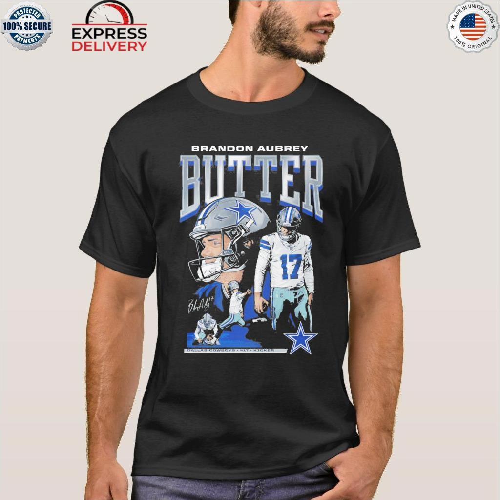 Cowboys Brandon Aubrey Butter Shirt