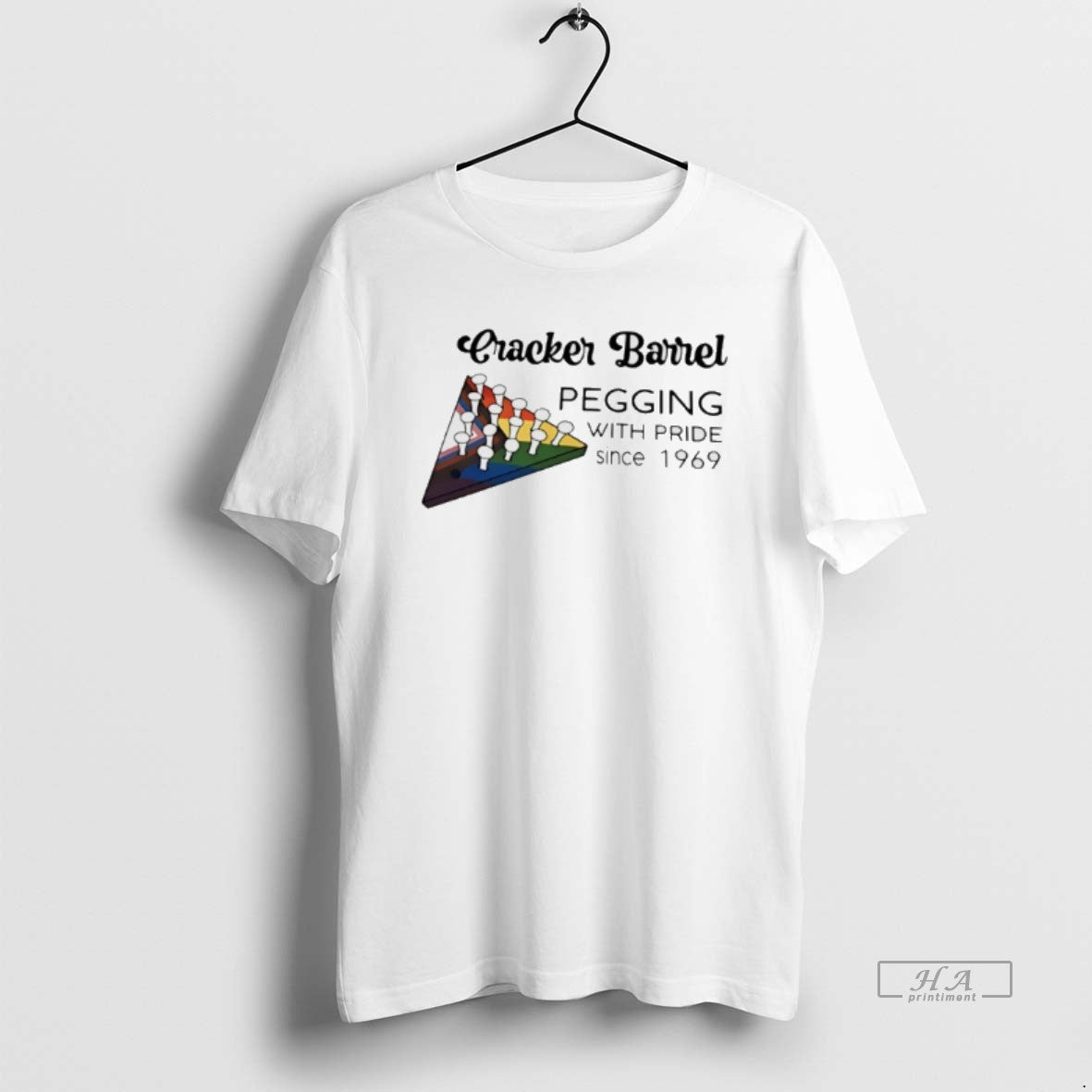 Official Cracker Barrel Pegging With Pride Since 1969 Lgbtq T-Shirts, Hoodie, Sweatshirt | InkRitualCo.com