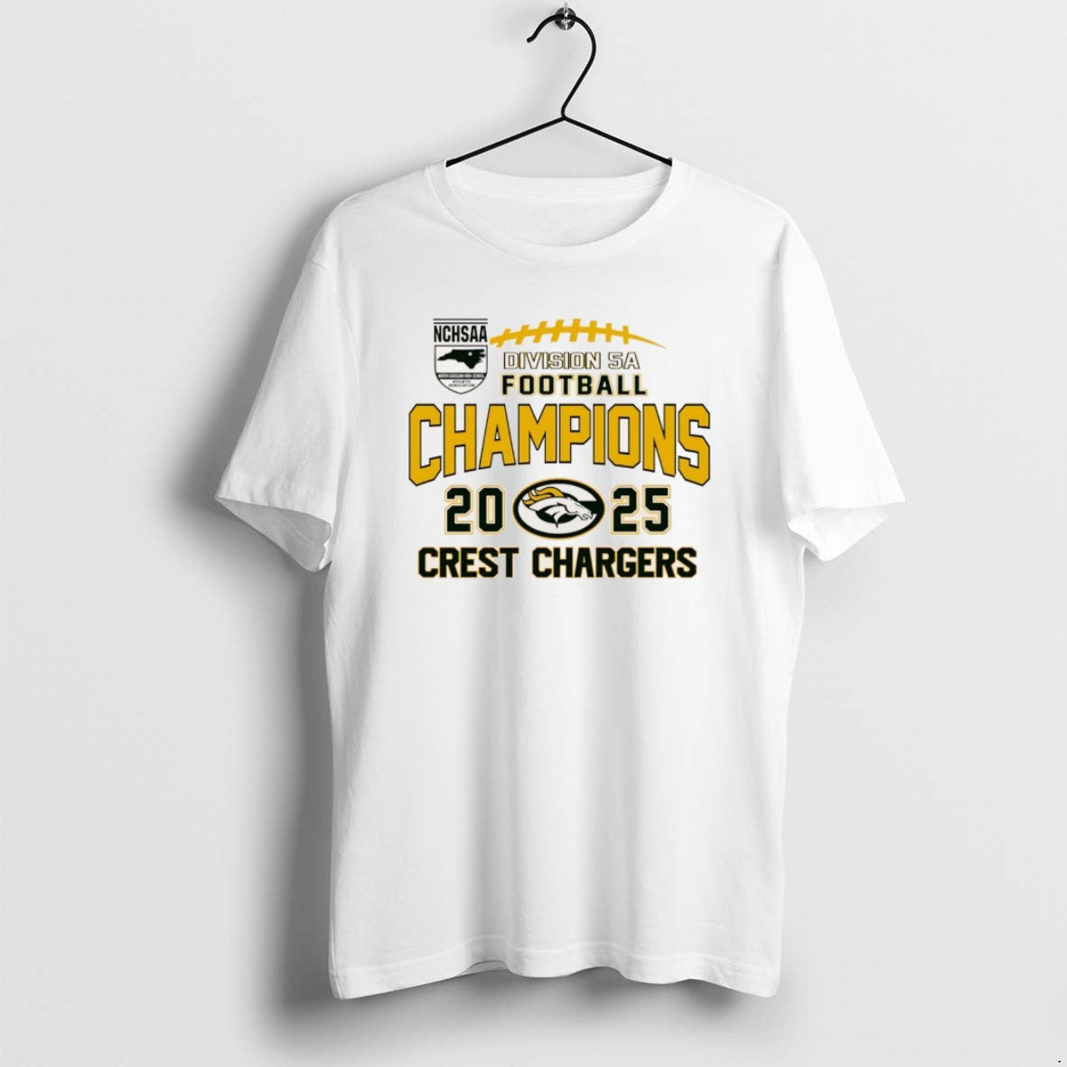Official Crest Chargers 2025 Nchsaa Division 5a Football Champions Christmas T-Shirts, Hoodie, Sweatshirt | InkRitualCo.com