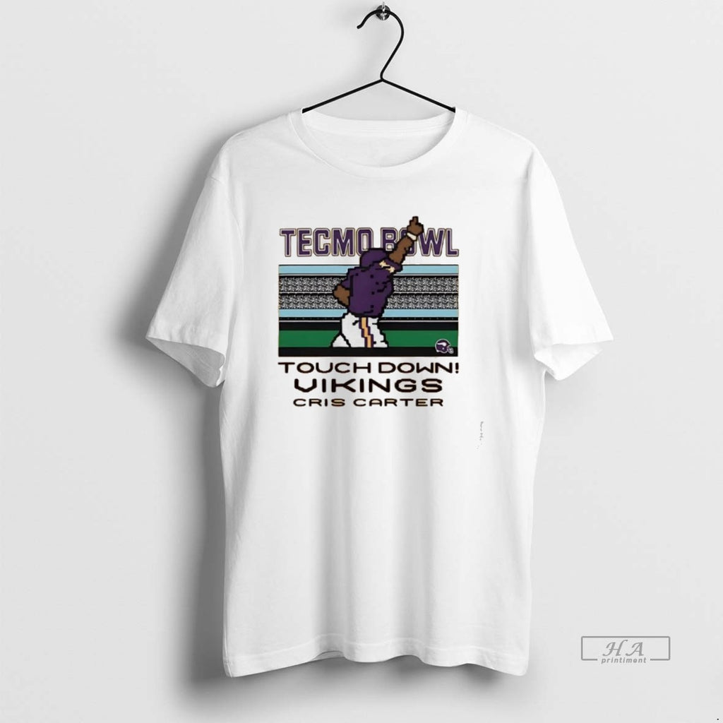 Official Cris Carter Techmo Bowl Touchdown Minnesota Vikings T-Shirts, Hoodie, Sweatshirt | InkRitualCo.com