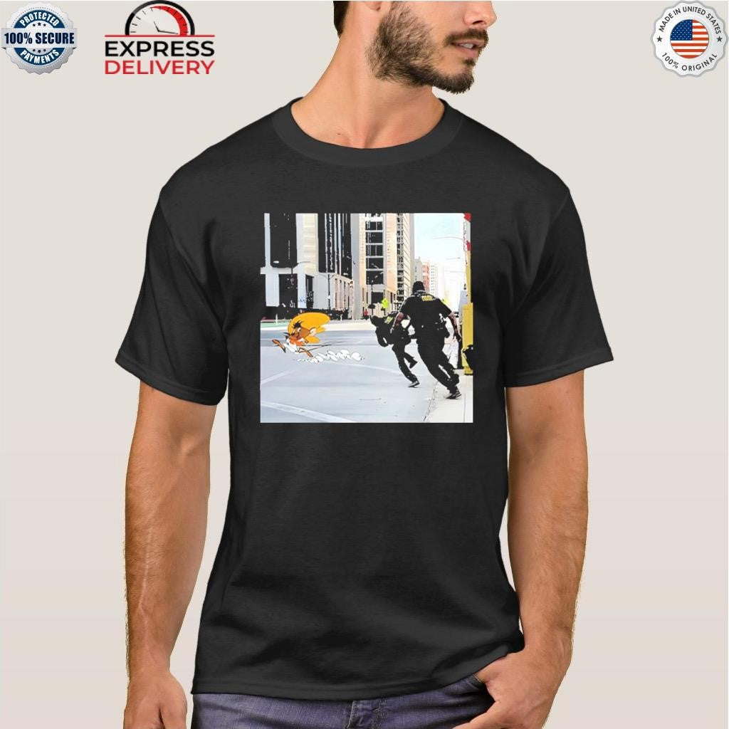 Cyclist Taunting ICE Agents Shirt
