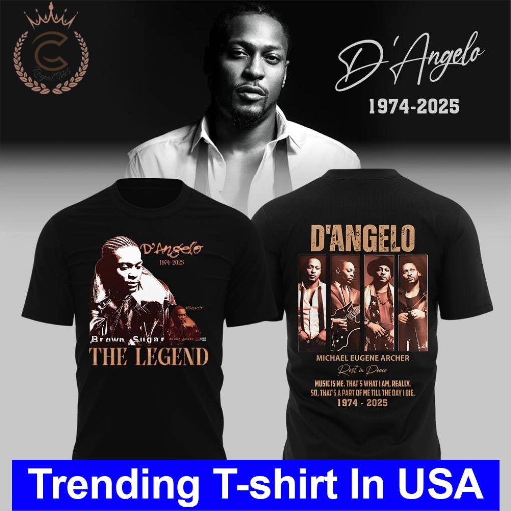 D’Angelo 1974-2025 Legendary R&B singer Shirt