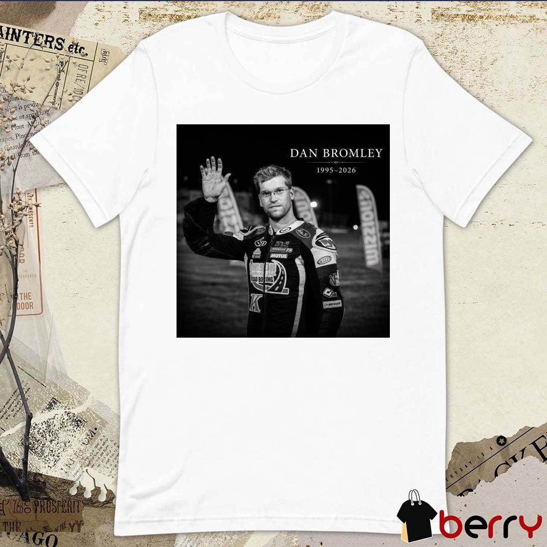 Dan Bromley 1995 – 2026 FloRacing Poster t-shirt