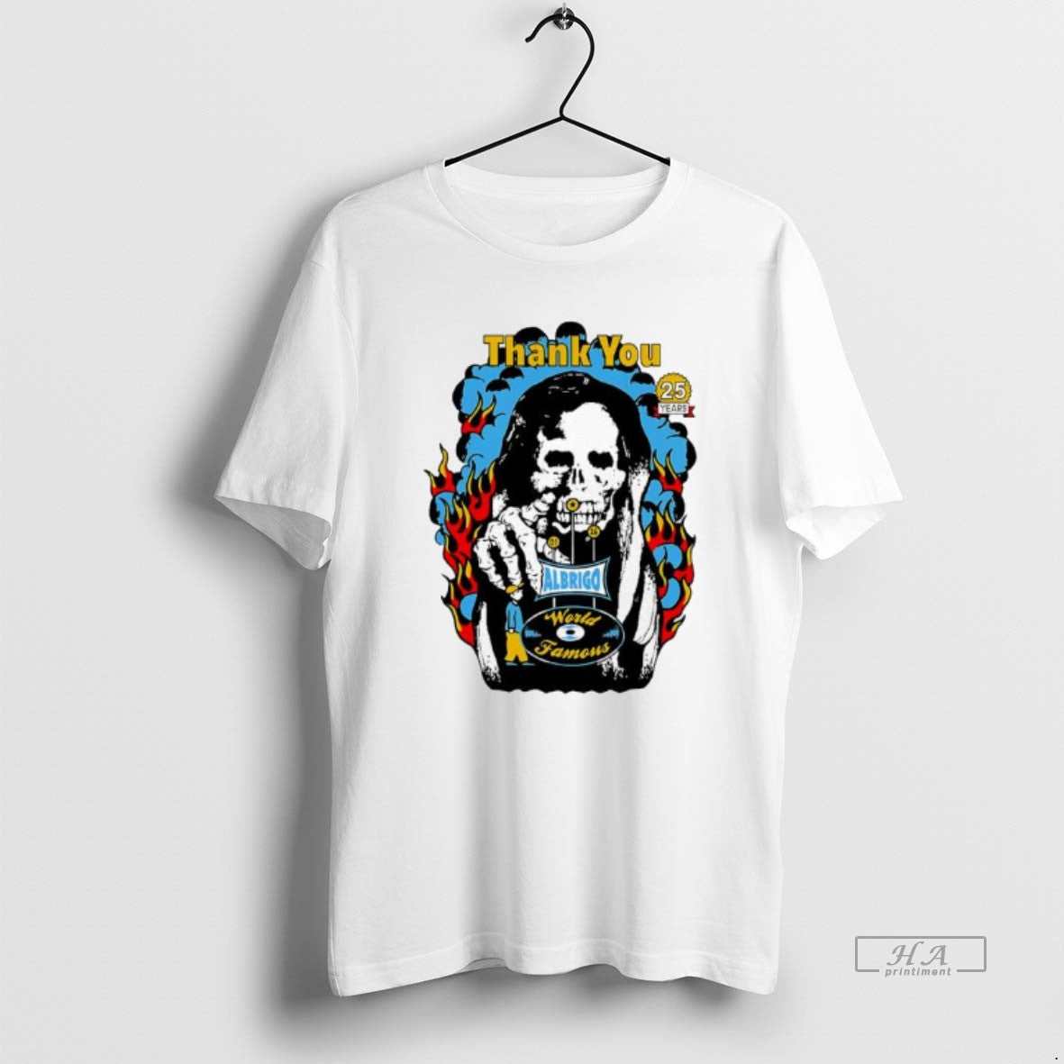 Official Daniel Albrigo World Famous Celebrating 25 Years Thank You T-Shirts, Hoodie, Sweatshirt | InkRitualCo.com